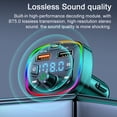 thumbnail image 2 of Car MP3 Music Player BT5.0 Dual USB & PD Car Adapter Hands-Free Calling Support TF /USB Drive Voltage Display, 2 of 7