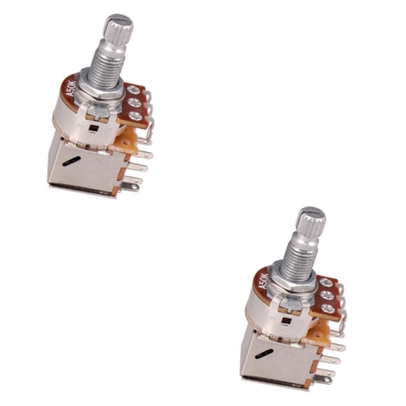 Greeniant Push Pull Potentiometer Switch Control Pot Guitar Electric Bass for Plata A50K 2 piezas 2piezas