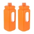 thumbnail image 3 of Raindrops Leakproof 2.5 Gallon Water Jug with Ergonomic Handle and Caps for Home Storage Orange Plastic, 3 of 8