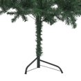 thumbnail image 5 of vidaXL Corner Artificial Christmas Tree Green 120 cm PVC, 5 of 5