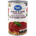 thumbnail image 1 of Great Value Garlic & Herb Pasta Sauce, 1 of 4