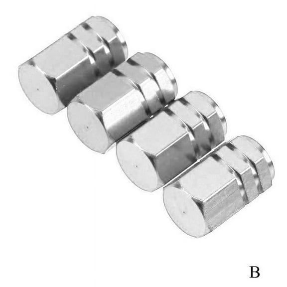 QINXI 4 PCS Car Tire Valve Stem Caps Bolt-in AluminumCar Wheel Tires Valves Tyre Stem Air Caps Universal for Cars, Bike, Trucks and Motorcycles K5F3