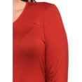 thumbnail image 4 of Women's Plus Size 3/4 Sleeve V-neck Tunic, 4 of 4