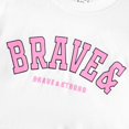 thumbnail image 4 of 2pcs Kid Girl Letter Print Short-sleeve Tee and Drawstring Shorts Set, 4 of 6