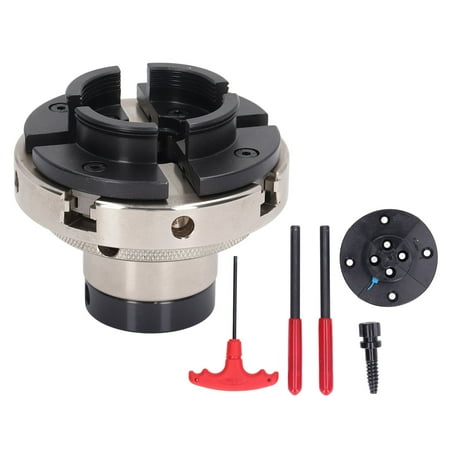 

Lathe Chuck 4in CUG3418CC 4 Jaw 1INx8TPI Alloy Steel Clamping Chuck Accessory Set Kit