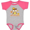 thumbnail image 3 of Inktastic My First Thanksgiving Owl Boys or Girls Baby Bodysuit, 3 of 5