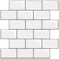 thumbnail image 1 of Baldosas de metro blancas STICKGOO para pelar y pegar, 10 unidades, 1 of 7