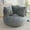 Grey, variant on Miniyam 45"x40"x24" Corduroy Bean Bag Chair, High-Density Foam Fill, Ergonomic Back Support (Pink)