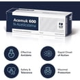 thumbnail image 2 of Suplemento Acemuk N-acetilcisteína (NAC) 600 mg 20 tabletas, 2 of 6