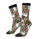 thumbnail image 1 of Fotbe Rabbits on Floral Calcetas Largas con Estampado para Hombre y Mujer – Calcetas de Compresión Transpirables y Elásticas, Viajar y Uso Diario Talla 5-11, 1 of 6