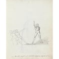 thumbnail image 2 of John Flaxman 12x14 Gold Ornate Wood Frame and Double Matted Museum Art Print Titled - Hamlet. Angels and Ministers of Grace Defend Us! (1783), 2 of 4