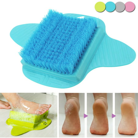 Bath Blossom Foot Scrub Brush Exfoliating Feet Scrubber Washer Spa for (Best Drugstore Foot Scrub)
