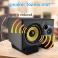 thumbnail image 3 of 2pcs Small Speaker Isolation Pad High-density Sound Frame Foams Cushion, 3 of 9
