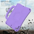 thumbnail image 3 of Dteck iPad mini Case for Kids, Lightweight Shockproof Handle Convertible Stand for iPad Mini 5, Mini 4, Mini 3 and Mini 2 7.9 Inch (not fit mini 6),Purple, 3 of 5