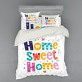 thumbnail image 2 of Ambesonne Saying Bedding Set 3 Pcs, Typography Phrase, Twin, Multicolor, 2 of 3