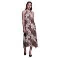 thumbnail image 1 of Bimba Robe de Plage d'Été pour Femmes, Dos Nu, Col Licou, Imprimée Peau d'Animal - Medium, 1 of 6