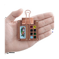 thumbnail image 4 of 8 Grid Portable Sketchbook Palette, Wooden Colour Palette Box, Mini Travel Paint Tray Box with a Clip (Without Paint), 4 of 7