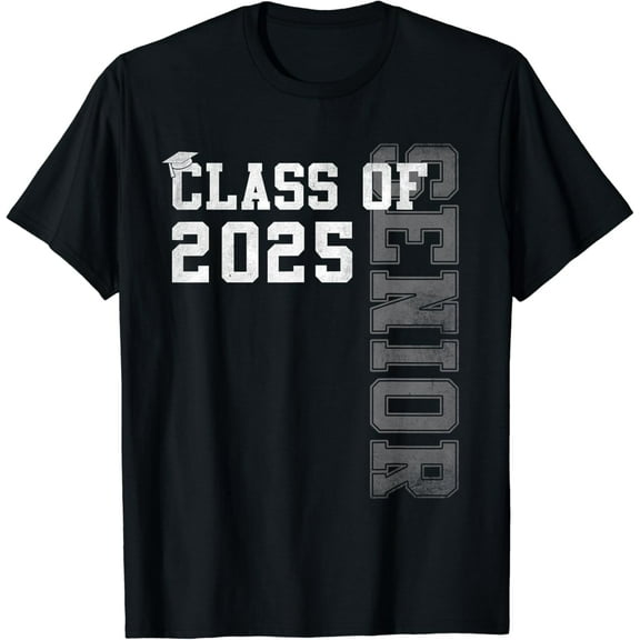 Senior 2025 Class of 2025 Seniors Graduation 2025 Graduate T-Shirt mens t shirt，black，women，funny，misfits，men，journey