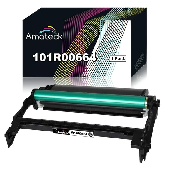 Amateck Compatible Drum Unit Replacement for Xerox 101R00664 1 Pack for B205, B210, B215