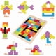 thumbnail image 3 of Rompecabezas de tangram de madera de 40 piezas para niños, caja de rompecabezas, juego de rompecabezas de madera, bloques de construcción, regalo de educación intelectual para niños, 3 of 5