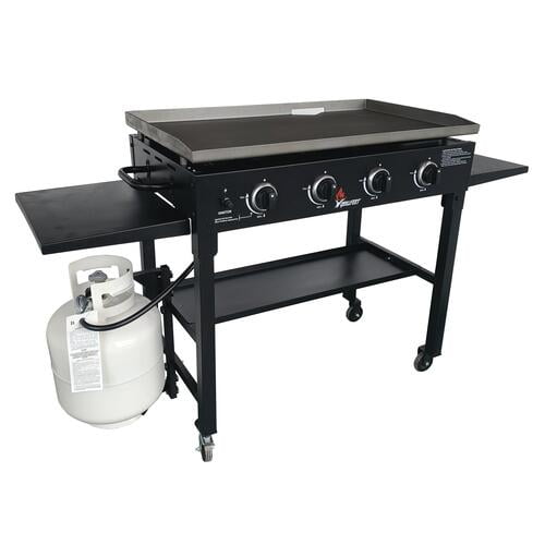 Grillfest 36 Inch 4 Burner Propane Outdoor Flat Tap Griddle Walmart Com Walmart Com