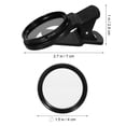 thumbnail image 5 of Phone Camera Lens - 37mm CPL Filter Lens Circular Polarizer - Universal Clip-On Cell Phone Camera Lens Compatible with iPhone, , Android Smartphones, 5 of 5