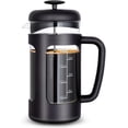 thumbnail image 1 of Easyworkz Cafetière à Piston 34 oz avec Verre Borosilicate, Poignée Douce, 1 of 8