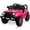 Pink, variant on Jojoka Kids Ride On Truck Car, 12V Battery Powered Electric Toys Vehicles with Parent Remote Control, Spring Suspension, 3 Speeds, LED Lights, Music & Horn for Boys & Girls, Blue