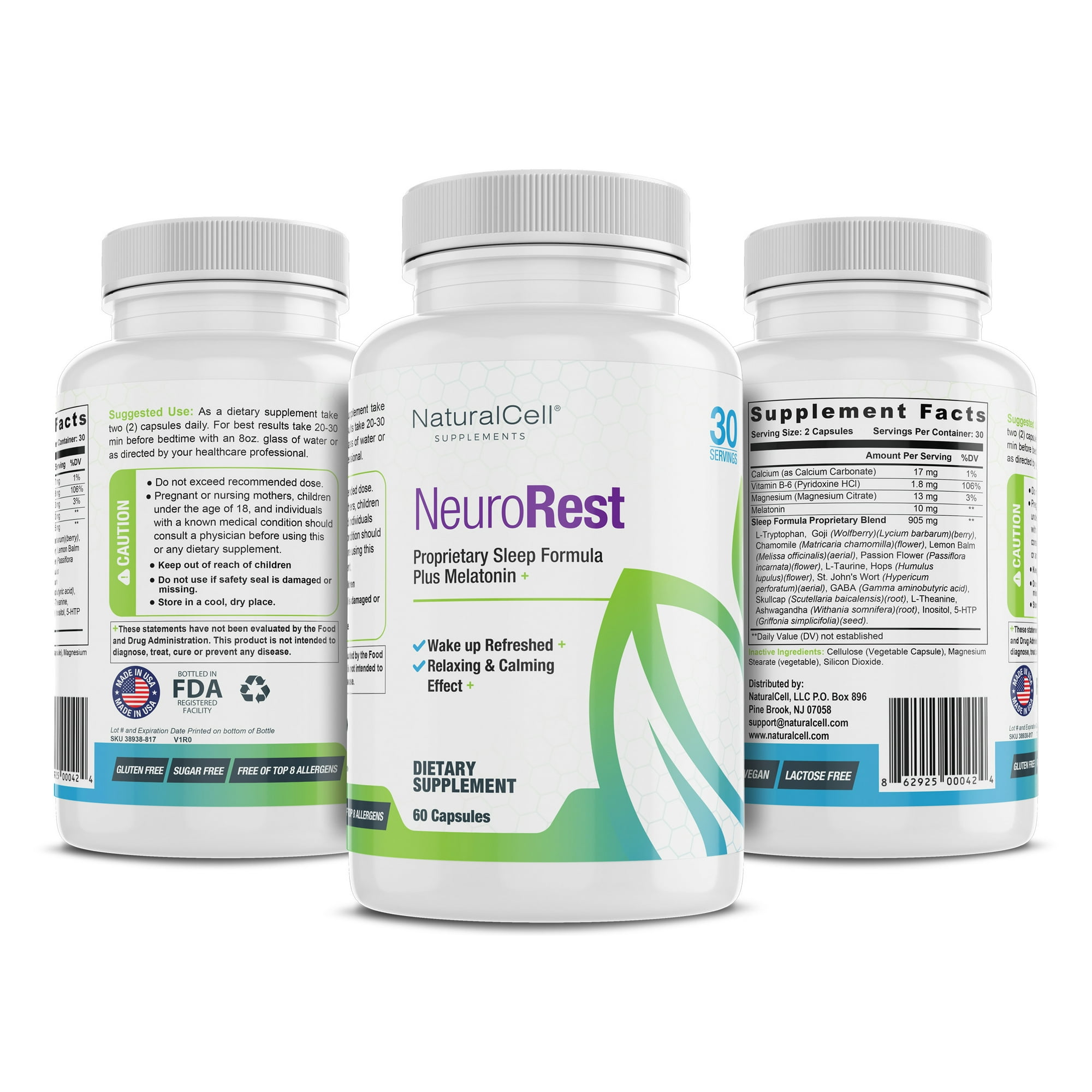 NeuroRest - Proprietary Sleep Formula
