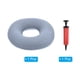 thumbnail image 3 of Cojín de asiento inflable Uxcell, cojín de donut portátil para respaldo, almohada de donut, gris, 3 of 6