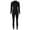 Black, variant on ZACPNCV Womens 3mm Neoprene Wetsuit Long Sleeve Full Body Warm Thermal Swimsuit for Diving Snorkeling Surfing Winter Swimming Water Sports