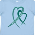thumbnail image 4 of Inktastic Ovarian Cancer Awareness Teal Heart Ribbons Boys or Girls Toddler T-Shirt, 4 of 5