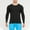 Black, variant on Goodtrade8 Dry and Fit Men's Plus Size Tops Solid Color Tight Athletic Long Sleeve Crew Neck Black Shirts for Men Plus Size