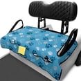 thumbnail image 2 of Yuyamidu Cute Dog Paw Golf Cart Seat Covers with Pockets Blue Golf Cart Seat Towel Blanket for 2 Passenger Seats Universal Club Car Accessories Non-Slip and Anti-Hot, 2 of 7