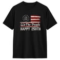 thumbnail image 3 of Vintage T Shirt Beach 250 Years American Anniversary 250th Independence Day Fashion T-Shirts Cotton Tshirt For Men Casual Tops, 3 of 20