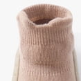 thumbnail image 6 of Ferjadq Baby Knit Upper Non‑Slip Soft Sole Sock Shoes Infant First Walking Walk Wear Socks Coffee,30-36 Months, 6 of 7