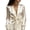 Beige #024, variant on Silk Blouse for Women Elegant Wrap Satin Shirt Sexy V Neck Puff Sleeve Tie Front Belt Work Cocktail Wedding Guest Formal Top Beige 2XL