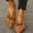 Brown, variant on Miluxas Women's Ballet Flats Comfortable Casual Dressy Shoes,Work Flats office Shoes Pointed Toe Flats Brown 9.5(43)