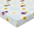 thumbnail image 2 of Ambesonne Cartoon Fitted Sheet, Fish Cartoon with Spots, Twin XL Size, Multicolor, 2 of 3