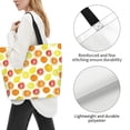 thumbnail image 3 of Naloa Lemon Orange Tote Bag for Women Large Capacity Shoulder Bag for College Work Travel Shopping, 3 of 8