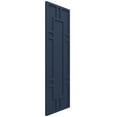 thumbnail image 2 of Ekena Millwork 12"W x 42"H True Fit PVC Hastings Fixed Mount Shutters, Starless Night Blue (Per Pair - Hardware Not Included), 2 of 9