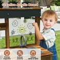 thumbnail image 6 of Costway Kids Mud Kitchen Set with Removable Sink Faucet Dual Stoves 4 Planting Pots, 6 of 10