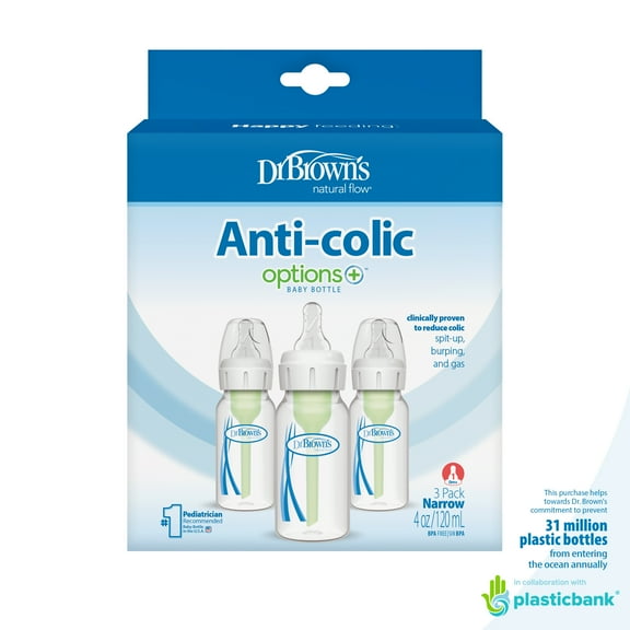 Dr. Brown's Options Baby Bottles - 4oz, 3 Count