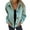 Green, variant on Women Crop Double Breasted Trench Coat Raglan Sleeve Work Office Cropped Jacket With Pockets S-3XL