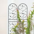 thumbnail image 6 of 4 Pack Metal Garden Trellis 71"19.7" Rustproof For Climbing Plants Black, 6 of 14
