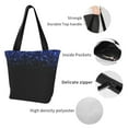 thumbnail image 4 of Sikiie Black Blue Glitter Sparkles Shoulder Bag Casual Hobo Crossbody Tote Bag for Women and Men Large Purse Messenger Bag Travel Work, 4 of 6