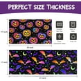 thumbnail image 6 of Halloween Kitchen Mat Set of 2,Pumpkin and Bat Happy Halloween Floor Mats and Rugs Non Skid Washable for Kitchen Home Decor,Halloween Decorations and Accessories (17"x47"+17"x30"), 6 of 6