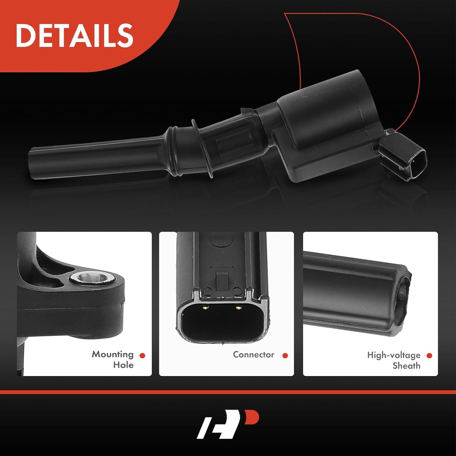 A-Premium Ignition Coils Pack DG-508 Replacement for Ford F-150 F-250 F-350 Crown Victoria E-150 E-250 E-350 Econoline Lincoln Navigator Town Car Mercury Grand Marquis Mountaineer 8-PC Set