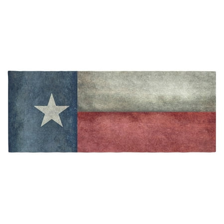 Bruce Stanfield Texas State Flag Vintage Digital Bed Runner by Kess InHouse