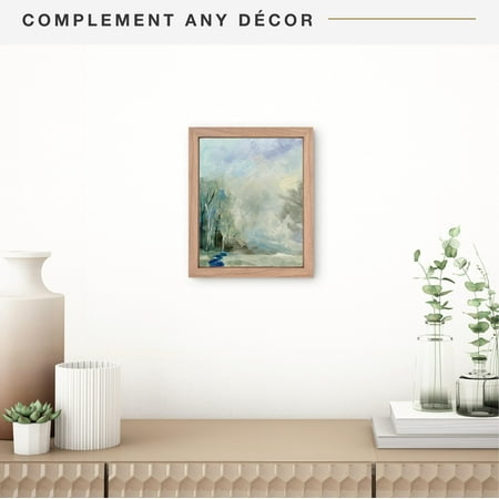 MCS Canvas Float Frames 16x20 Frame, Black Frame for Finished Canvases, Vertical & Horizontal Wall Hanging Large Frame with Adhesive for Canvas Paintings (1-Pack)